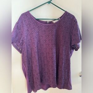 Market Spruce Stitch Fix Purple Shirt XXL